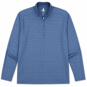 Johnnie-O Brunswick 1/4 Zip Pullover Men XXL Blue Dupin Country Club Golf Preppy